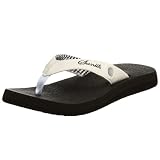 Sanuk Women's Yoga Mat Thong,White,11 M US