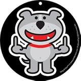 Flippin the Bird Dog Air Freshener ~Dog of Glee