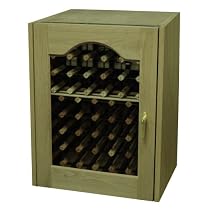 Hot Sale Provincial 114-Model White Oak Wine Cabinet with Glass Door by Vinotemp