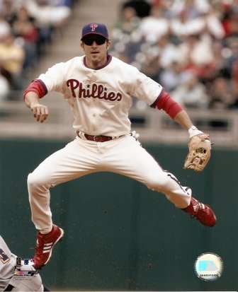 Buy Chase Utley Phillies In Air Fielding 8x10 by PhotoFile