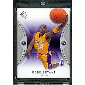 2006 07 SP Authentic Kobe Bryant Los Angeles Lakers Basketball Card #37 Mint Condition In Protective Display Case !! 2006 07 SP Authentic Kobe Bryant Los Angeles Lakers Basketball Card #37 - Mint Condition - In Protective Display Case !!