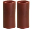Flameless pillar candle 3 x 6 in Burgundy - set of 2