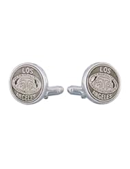 From Amazon.com. Click for details:
 Los Angeles Transit Token Cufflinks Clad in Sterling Silver By Jewelry Mountain Los Angeles Transit Token Cufflinks Clad in Sterling Silver By Jewelry Mountain