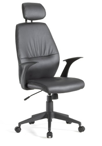 Easychair Rom 1 Design Chefsessel, schwarz Preisvergleich