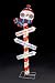 48" Glitter Gel Snowman 3-Post Lighted Sign Christmas Yard Art