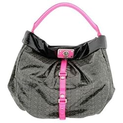 Marc by Marc Jacobs Large Jelly Jacquard Lil Riz Shoulder Hobo Bag Pink
