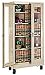 Visual Metal Storage Cabinets - Visual Metal Storage Cabinet - 72'H x 36'W x 24'D 4 Shelves Plexiglas doors for full visibility, 200 lb capacity per shelf.