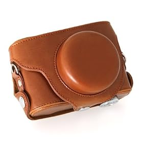 Protective Camera Bag Case Cover Protectorfor Panasonic Lumix DMC Lx7 Brown Detachable Body New