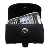 Horizontal Leather Case with Belt Clip/Loop for the Blackberry 7105t