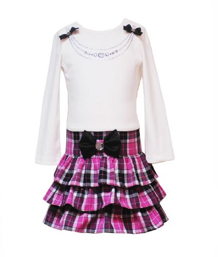 Rare Editions Girls 7-16 Rhinestone Necklace Dress