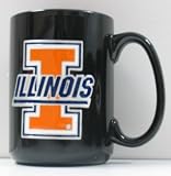 Fighting Illini Coffee Mug - University of Illinois Fighting Illini Black Coffee Mug