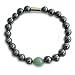 GREEN AVENTURINE - Magnetic Hematite ARIES Zodiac Bracelet