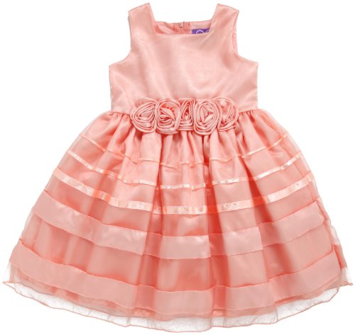 TwinHeart 子供フォーマルドレス 5つ花サテンテープドレス