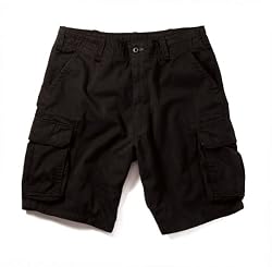 Ultra Force Vintage Black Cargo Shorts