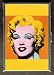 ANDY WARHOL MARILYN MONROE ORANGE ID CIGARETTE CASE WALLET