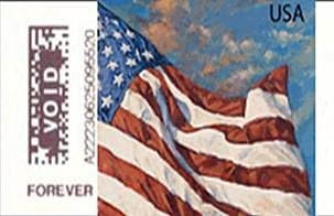 USPS Forever Stamps-Flags 24/7 "Sunset" Flag! Self-Adhesive! 10 Booklets of 10! 100 in Total! Good Forever!