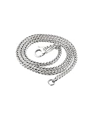 SilveRado (tm) FTN001-45 Necklace Sterling Silver 3.0 mm 45 cm(17.7 inch Pandora Compatible Bead / Charm