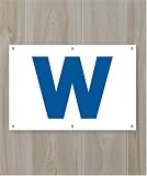 MLB Chicago Cubs W Fan Banner