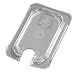 Carlisle 10337U07 Clear 6-3/4-Inch by 4-1/4-Inch Polycarbonate TopNotch Universal Flat Notched Lid (Case of 6)