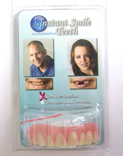 Brand New Fake Novelty Small Instant Smile Straight White Perfect Veneer Teeth