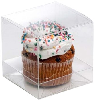 Dress My Cupcake Single Jumbo Cupcake Box, Set of 100