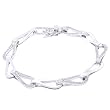Sterling Silver Cubic Zirconia Drop Bracelet