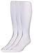 JRP Men's Knee Length Flat Extra Soft Cotton Knit Dress Socks - 3 Pack