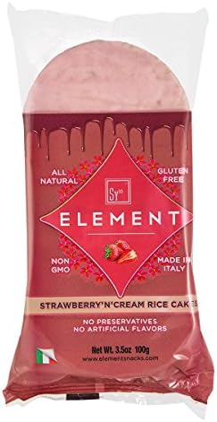 STRAWBERRY'N'CREAM RICE CAKES • 12 PACK (6 COATED RICE CAKES EA)