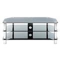 Levv TV880BRB Tv Stand for up to 37 inch LCD and Plasma Screens with Brushed Stainless Steel Legs