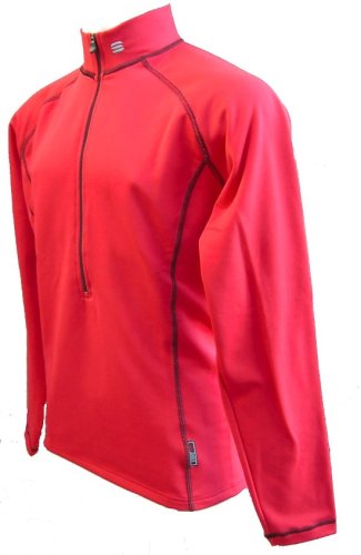 SPORTFUL warmes Laufshirt Radshirt Funktionsshirt, rot