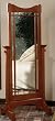 Mission Cheval Mirror - Oak