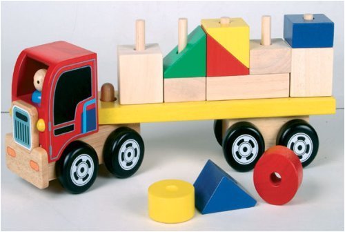 Childrens Toyshop  Toys : Wooden Stacking Lorry - Santoys