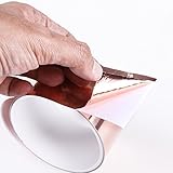 Foto4easy Copper Foil Tape EMI Shielding for Guitar Slug and Snail Barrier Tape 5cm X 1.8m (1 Roll)