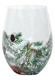 Lolita Stemless Wine Glass, Winter's Cup, 20-Ounce
