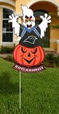 20" Lighted NFL Carolina Panthers "Happy Halloween" Yard Decoration