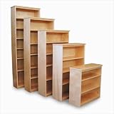 Gothic Cabinet Craft Birch Wood Unfinished Low Bookcase