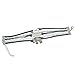 Mother's Day Gift--BlueTop(TM) Love Silver Infinity Elephant Leather Rope Cross Bracelet White and Blue