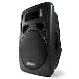 1500 Watt Aktiv PA Box Skytronic 38cm (15″) Speaker ABS-Gehäuse robust