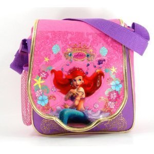 Disney The Princess Little Mermaid Lunchbox Lunch Messenger Bag Tote purse