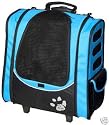 Pet Gear I-GO2 Escort Roller Backpack, Ocean Blue