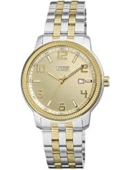 Citizen Chronograph Gold Dial Womens Quartz Watch - BI0994-55P