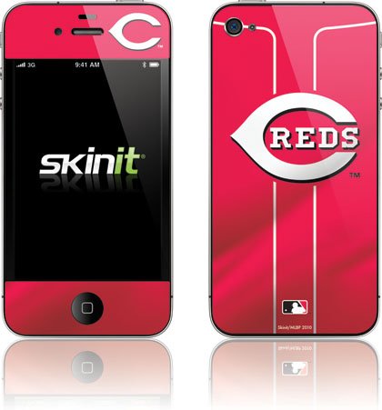 Skinit Cincinnati Reds Alternate/Away Jersey Vinyl Skin for Apple iPhone 4 / 4S