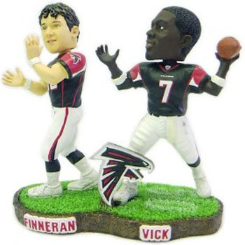 Atlanta Falcons Michael Vick & Brian Finneran Bobble Mates (Quantity of 1)