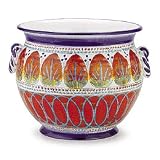 Handmade Allegria Cachepot From Italy