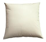 from StarlightKitchenHome Large Floor Cushion Covers 31 x 31 Peach Colour With Zip closure Square Design