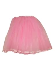 Teen & Adult Ribbon Lined Dance or Dress Up Tutu (Light Pink)