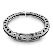 Steel Springloaded Cuff Bracelet for Men