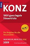 Produkt-Bild: Konz 2009 - 1000 ganz legale Steuertricks
