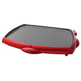 Chef Pepin CH48865 Non-Stick Electric Griddle, Red