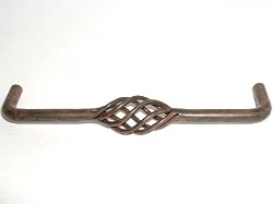 Top Knobs-Normandy Collection M654 Twisted Wire D Handle in Patine Rouge